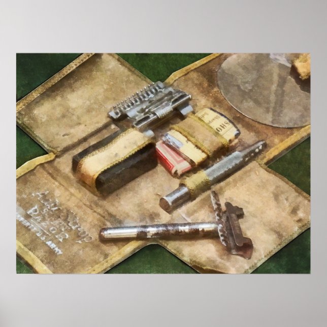 Världskrig I Shave Kit Poster (Framsidan)