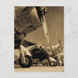 Världskrig II Douglas SBD Dauntless Bomber Flygpla Vykort