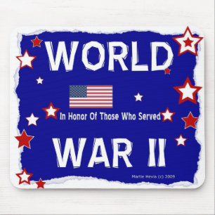 Världskrig II - Honor - Mousepad Musmatta