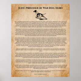 Världskrig II Hund Hero inspirational Poster