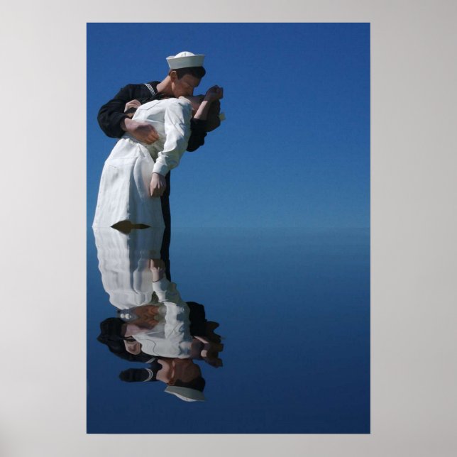 Världskrig II Kiss Poster (Framsidan)