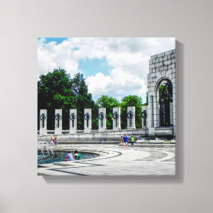 Världskrig II Memorial - Canvas Art