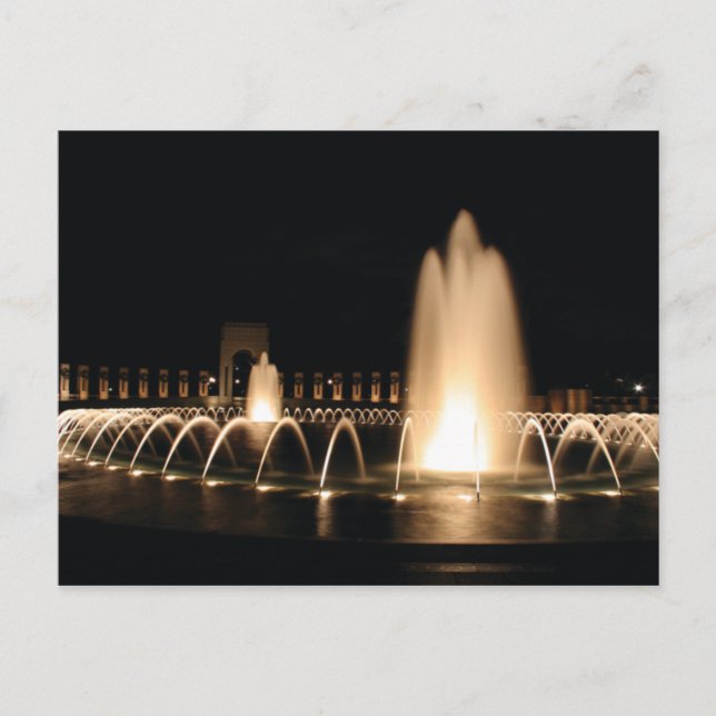 Världskrig II-minnesplats Vykort (Framsida)