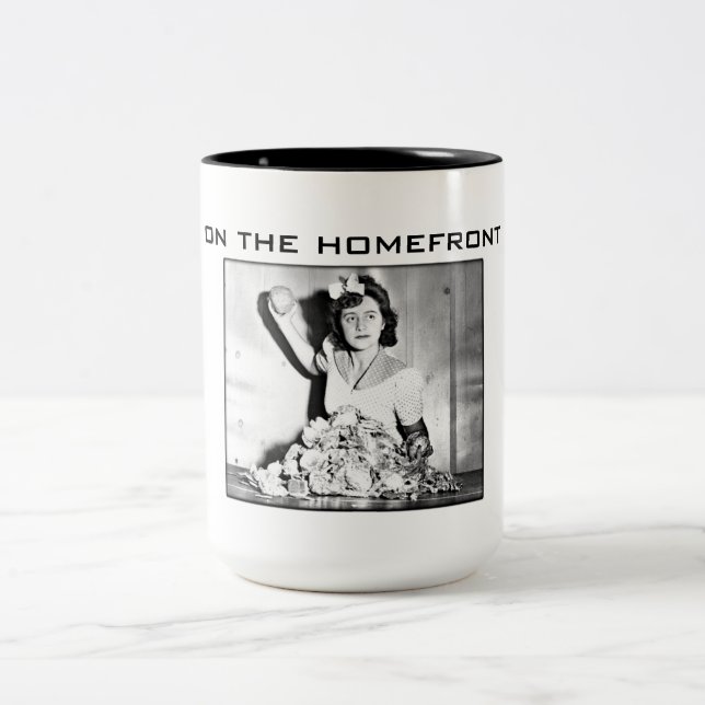 Världskrig II - på Homefront Beverage Mugg (Center)
