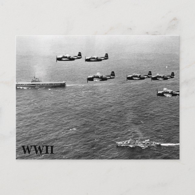 världskrig II Vykort (Framsida)