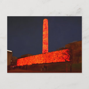 Världskrig One Museum och Memorial Poppy Visning P Vykort