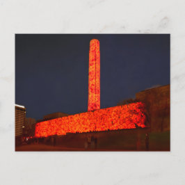 Världskrig One Museum och Memorial Poppy Visning P Vykort