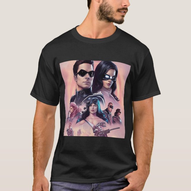 Världskrig på en främmande planet t shirt (Framsida)