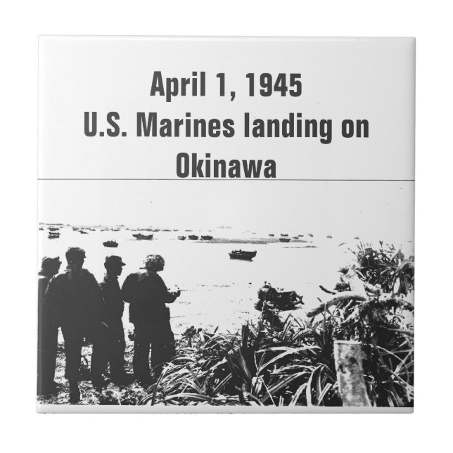 Världskrig Soldater Amerikansk historia Kakelplatta (Framsidan)