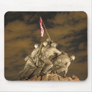 Världskriget II Iwo Jima minnes- Arlington VA Musmatta