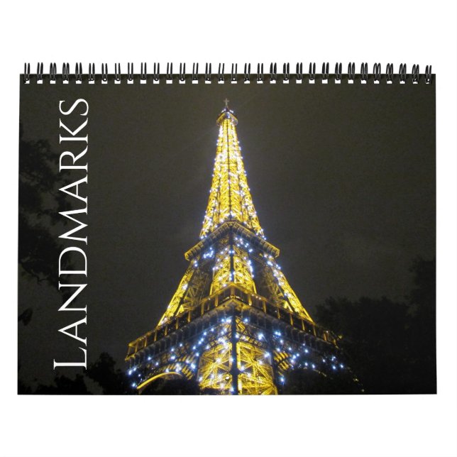 världslandmärken 2026 kalender (Omslag)