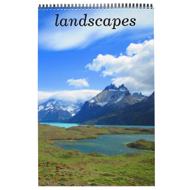 världslandskapsfotografering kalender (Omslag)