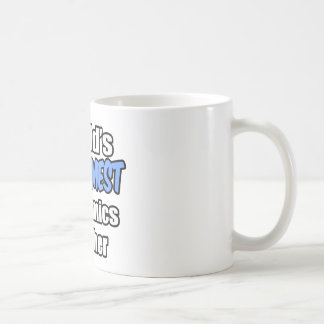 Världslärare inom ekonomi och vetenskap kaffemugg