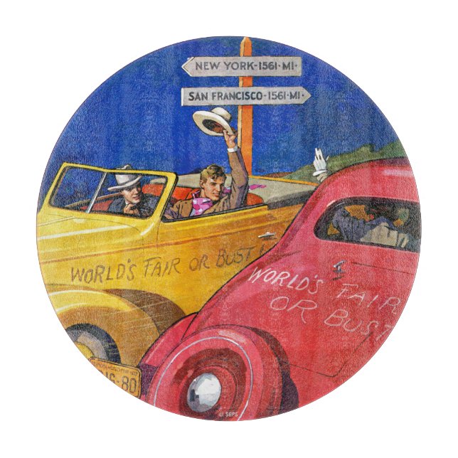 Världsmässan eller Bust (Framsidan)