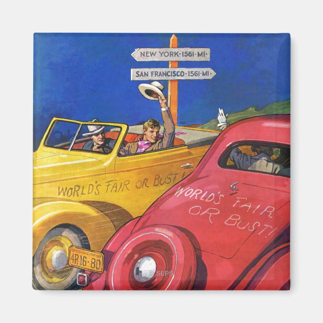 Världsmässan eller Bust Magnet (Framsidan)