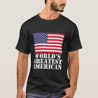 Världsmästare American Flagga Design Funny Patrio T Shirt