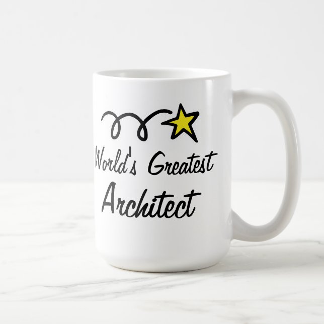 Världsmästare Architect - Coffee Mugg-gåva Kaffemugg (Höger)