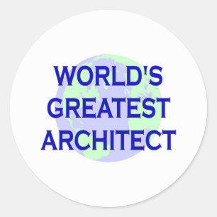 VÄRLDSMÄSTARE ARCHITECT RUNT KLISTERMÄRKE