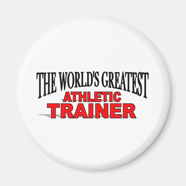Världsmästare Athletic Trainer Magnet (Framsidan)