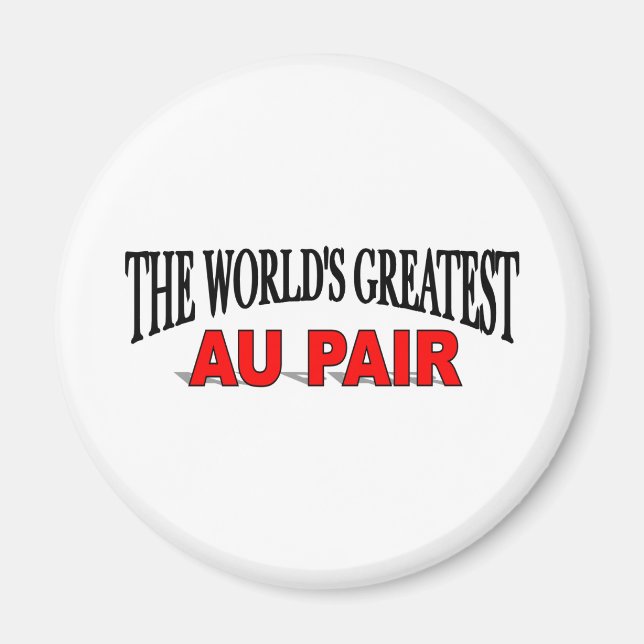 Världsmästare Au Pair Magnet (Framsidan)