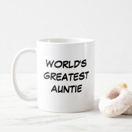 "Världsmästare Auntie" Mugg