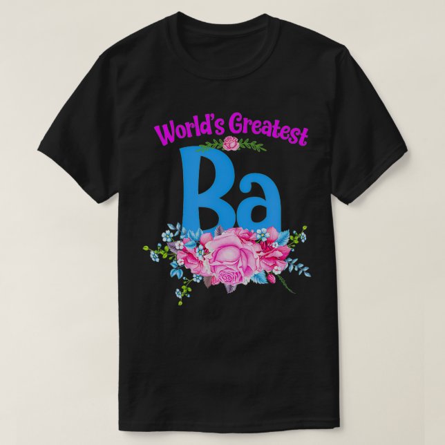 Världsmästare Ba Vietnamese Grandma T Shirt (Design framsida)