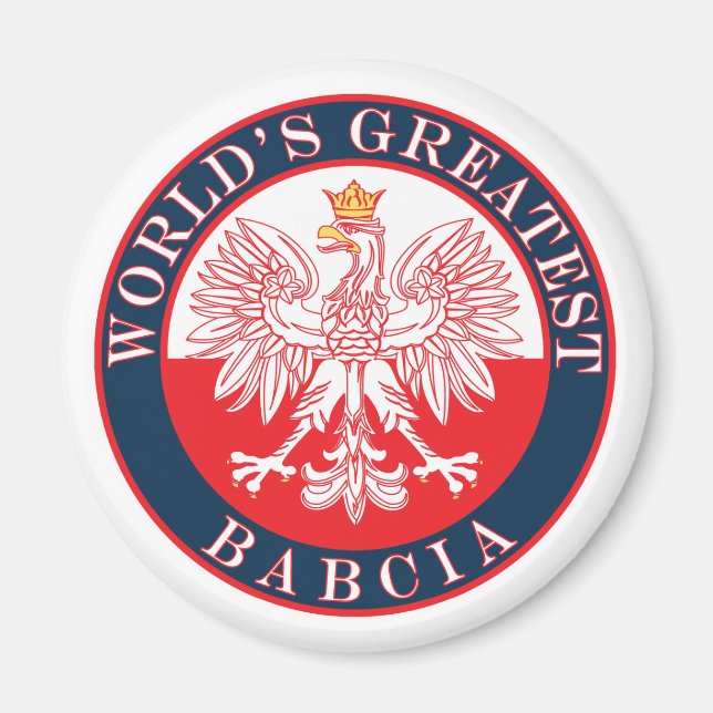 Världsmästare Babcia Magnet (Framsidan)