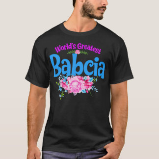 Världsmästare Babcia polska farmma T Shirt