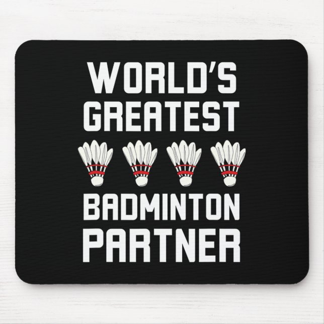 Världsmästare Badminton Partner Coola Badminton Musmatta (Framsidan)