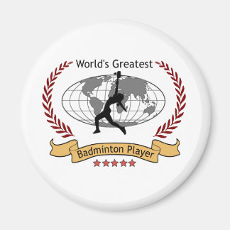 Världsmästare Badminton Player (kvinnor) Magnet