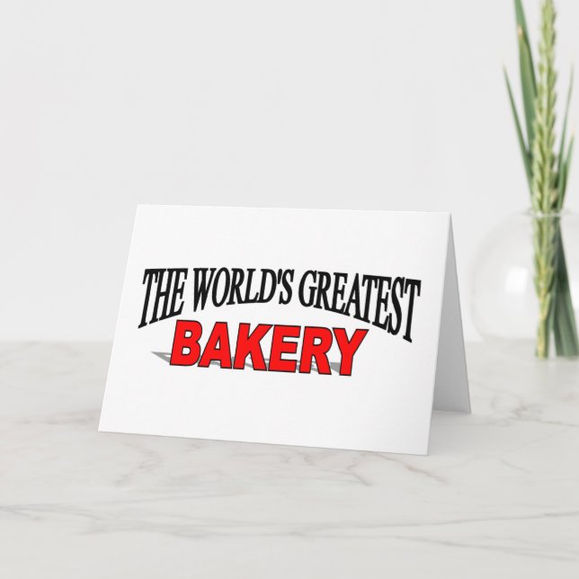Världsmästare Bakery Kort (Framsida)
