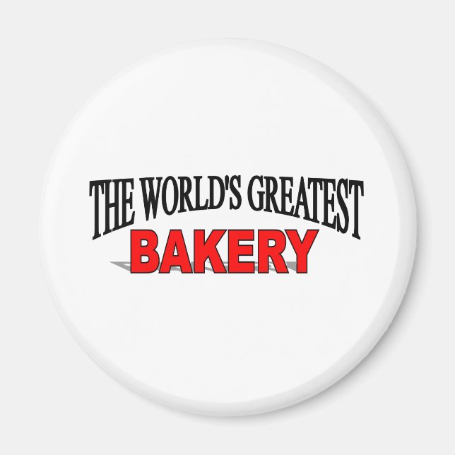 Världsmästare Bakery Magnet (Framsidan)