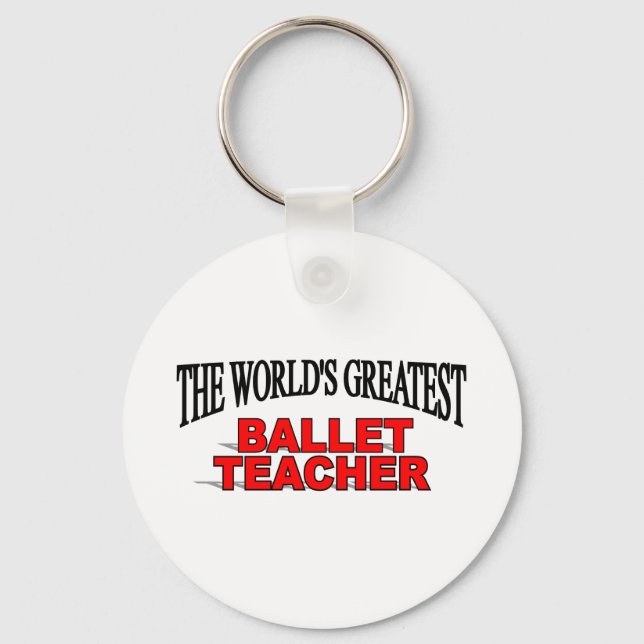 Världsmästare Ballet Teacher Nyckelring (Framsida)