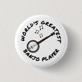 Världsmästare Banjo Player, Banjoist Funny Knapp