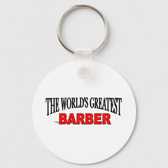 Världsmästare Barber Nyckelring (Framsida)