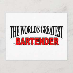 Världsmästare Bartender Vykort