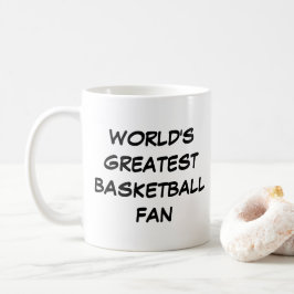 "Världsmästare Basketball Fläkt" Mugg