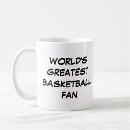 "Världsmästare Basketball Fläkt" Mugg
