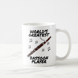 Världsmästare Basson Player Bassoonist Funny Kaffemugg