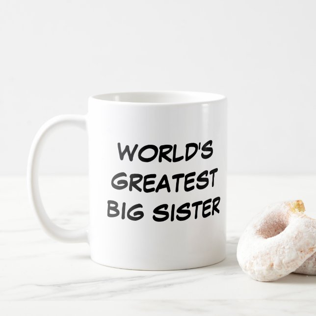 "Världsmästare Big Sister" Mugg (Med munk)