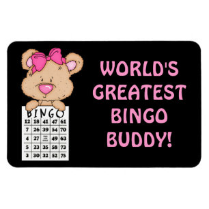Världsmästare Bingo Buddy magnet