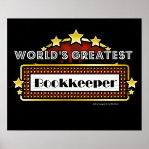Världsmästare Bookkeeper Poster