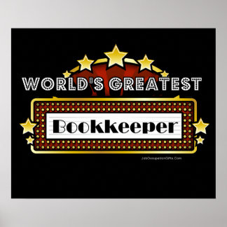 Världsmästare Bookkeeper Poster