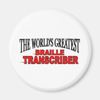 Världsmästare Braille Transcriber Magnet