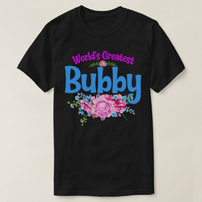 Världsmästare Bubby Grandma T Shirt (Design framsida)