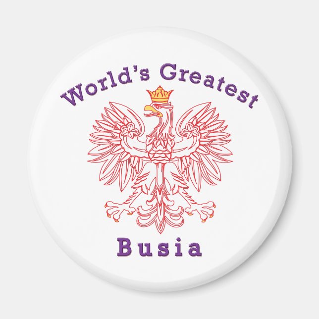 Världsmästare Busia Eagle Magnet (Framsidan)