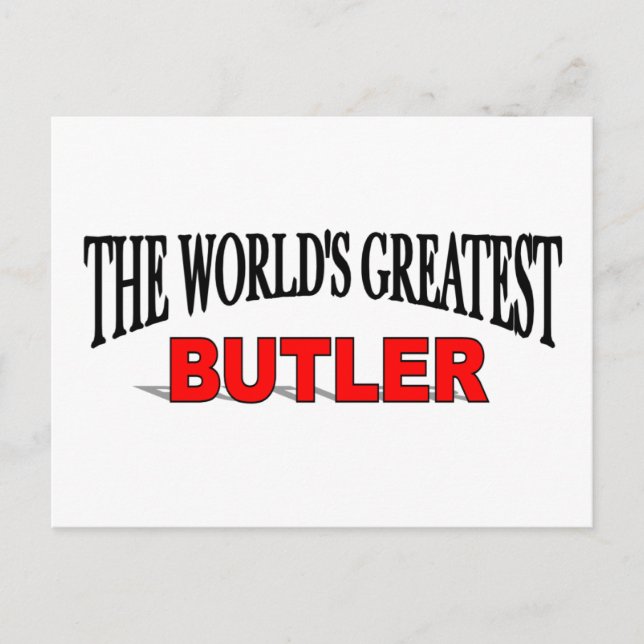 Världsmästare Butler Vykort (Framsida)
