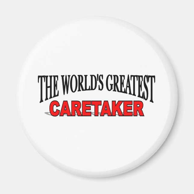 Världsmästare Caretaker Magnet (Framsidan)