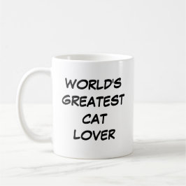 "Världsmästare Cat Lover" Mugg
