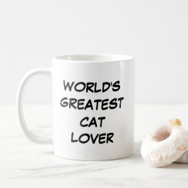 "Världsmästare Cat Lover" Mugg